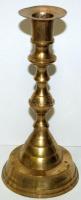Sárgaréz gyertyatartó, jó állapotban, m:21 cm