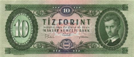 1969. 10Ft (3x) közeli sorszámúak is T:I(apró sarokhajlás)