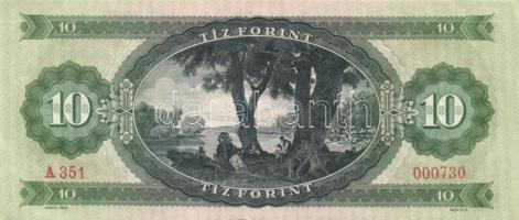 1969. 10Ft (3x) közeli sorszámúak is T:I(apró sarokhajlás)