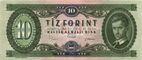 1969. 10Ft (3x) közeli sorszámúak is T:I(apró sarokhajlás)