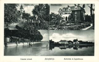 Révfülöp Fazekas Villa, Kisotthon villa, Kultúrház és hajóállomás (EK)