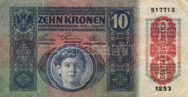 1912-17. 1K + 2K + 10K + 20K (2x) I. és II. típus + 50K + 100K legtöbb "Deutschösterreich"...