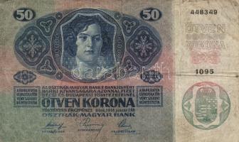 1912-17. 1K + 2K + 10K + 20K (2x) I. és II. típus + 50K + 100K legtöbb "Deutschösterreich"...