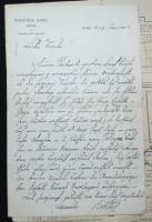 1944/1946 Általános munkaadói igazolvány a Nemzetközi Vöröskereszt pecsétjével, mellékelve egy lakás...