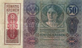 1914. 50K "Deutschösterreich" felülbélyegzés T:III