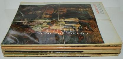 1963 A Magyar Képzőművészek Szövetségének Művészet c. folyóirat 10db klf száma