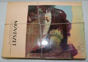 1962 A Magyar Képzőművészek Szövetségének Művészet c. folyóirat 11db klf száma