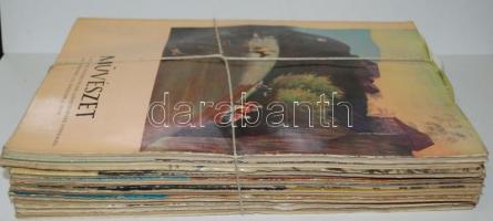 1962 A Magyar Képzőművészek Szövetségének Művészet c. folyóirat 11db klf száma