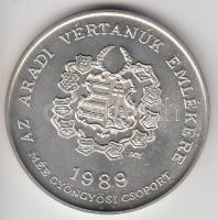 Bognár György (1944-) 1989. "MÉE Gyöngyösi Csoport - Aradi Vértanúk / Poeltenberg Ernő" Ag...