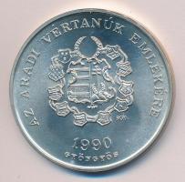 Bognár György (1944-) 1990. "MÉE Gyöngyösi Csoport - Aradi Vértanúk / Kazinczy Lajos" Ag(0...