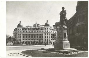 1959 Magyar jégkorong-válogatott tagjai által küldött képeslap a játékosok aláírásaival Bukarestből