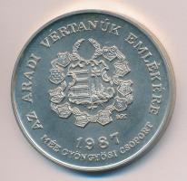 Bognár György (1944-) 1987. "MÉE Gyöngyösi Csoport - Aradi Vértanúk / Nagysándor József" A...