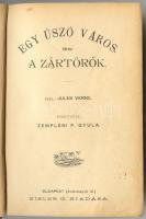 Jules Verne: Egy úszó város, Zártkörök. Bp., én. Eisler G. festett, kissé kopott egészvászon borítób...