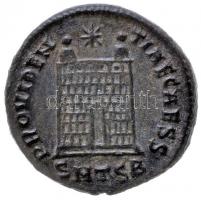 Római Birodalom / Szaloniki / II. Constantius 327. Follis Br (3.13g) T:2 
Roman Empire / Thessalonic...