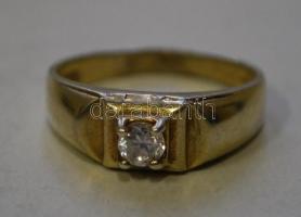 2db férfi és 1 db női aranyozott ezüst (Ag) gyűrű összesen 12,4gr