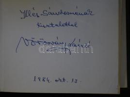 5db klf témájú dedikált könyv: A lélek derűje, Mai magyar művészet, Vigyázó madár, Bokbűvölet, Túlél...