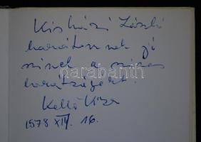 5db klf témájú dedikált könyv: A lélek derűje, Mai magyar művészet, Vigyázó madár, Bokbűvölet, Túlél...