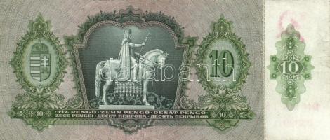 1930. 20P + 1936. 10P "1944 NOV 16." sarló kalapács felülnyomással + 1945. 50P "A II....