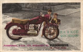 Pannonia DeLuxe 250 motorkerékpár, rádióamatőr lap
