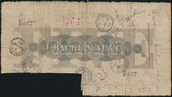 Nagy-Britannia/Darlington Bank 1885. 5Ł aláírások kivágva, így érvénytelenítve T:IV
Great Britain/Da...