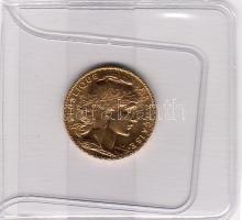 Franciaország / Frankreich 1907. 20 Francs aranypénz / Gold KM857 6,4516g (0,900) kifogástalan / vorzüglich