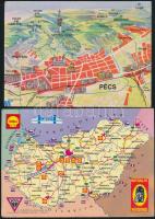 40 db modern, közlekedéssel kapcsolatos motívumlap (repülés, vasút, metró, térképek), köztük sok has...