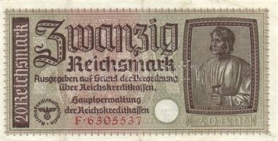 Német 3. Birodalom 1937. 1RM + 1942. 5RM + 1940-45. 20M T:I-,II,II-
German Third Reich 1937. 1 Rente...