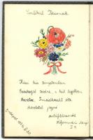 1925 Emlékkönyv sok rajzzal.