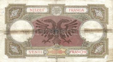 Albánia 1939. 20F (restaurálva) + Kambodzsa 1972. 500R T:III(apró lyukak)
Albania 1939. 20 Franga (r...