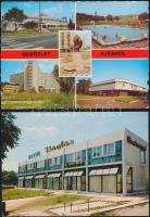 Kb 200 db modern, magyar városképes lap, közte néhány motívumlappal