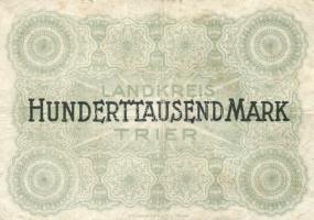 Német Birodalom/Weimari Köztársaság/Trier 1923.8.6. 100.000M + Pforzheim 1923. 1.000.000.000M T:III
...