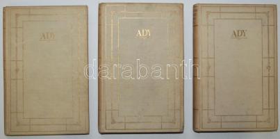 Ady Endre: Ki látott engem, Uj versek, Halottak élén. Bp., én. Athenaeum. Egységes egészvászon kötés...