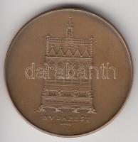 Madarassy Walter (1909-1994) 1938. "Szent István / Szent Jobb" Br emlékérem eredeti dobozb...
