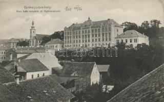 Székelyudvarhely Catholic church and grammar school (EK)