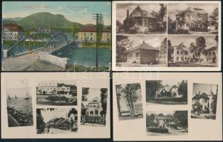 71 db túlnyomó részt régi városképes lap, a történelmi Magyarország területéről