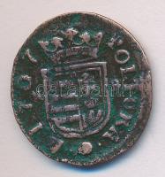 1707KB. Rézpoltúra "II. Rákóczi Ferenc" Jézus jobb karon T:3