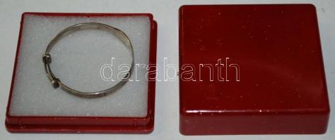 Ezüst (Ag) baba karkötő /
Silver baby bracelet 5,40gr