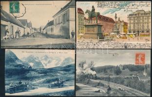 47 db régi, külföldi városképes lap