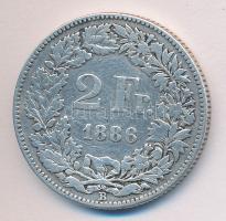Svájc 1886B 2Fr Ag T:2-/3 Switzerland 1886B 2 Francs Ag C:VF/F