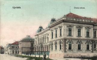 Újvidék Duna street, court, hotel