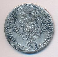 Ausztria 1719. 6Kr Ag "VI. Károly" T:3 Austria 1719. 6 Kreuzer ag "Karl VI" C:F