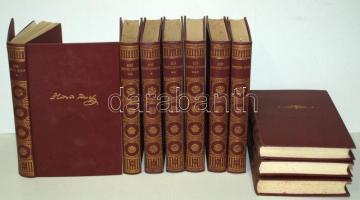 Élő könyvek, magyar klasszikusok sorozat 10 kötet. egységes egészvászon kötésben. Jó állapotban