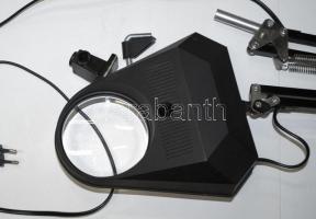 Massive márkájú asztalra szerelhető lámpás nagyító újszerű állapotban eredeti dobozában