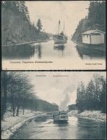 2 db régi motívumlap svéd hajókról