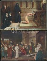 19 db háború előtti vegyes tematikájú motívumlap, legtöbbjük megíratlan