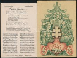 9 db háború előtti, vegyes tematikájú motívumlap, majdnem mind megíratlan