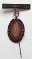 Hollandia 1926 "3. Nemzetközi Mentés és Elsősegélynyújtás Kongresszus - Amsztedam 1926" zománcozott kitűző T:2 Netherlands 1926. "Third International Congress of Rescuing - Amsterdam 1926" enamelled pin C:XF