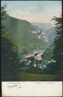 Herkulesfürdő - 3 db régi városképes lap