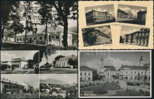 23 db régi városképes lap a történelmi Magyarország területéről