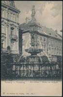 4 db régi, felvidéki városképes lap